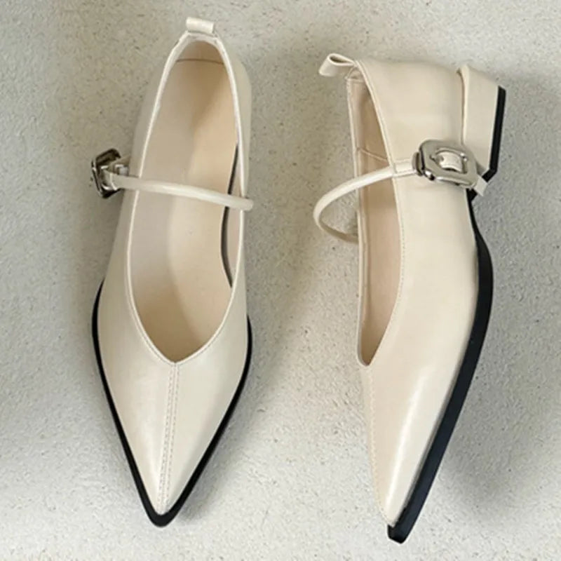 Viola Buckle Flats