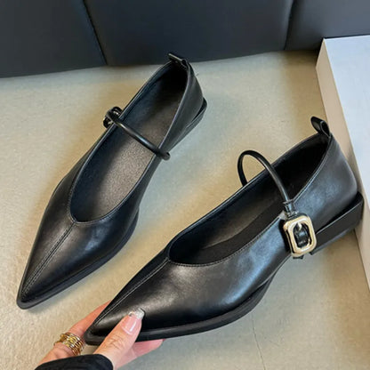 Viola Buckle Flats