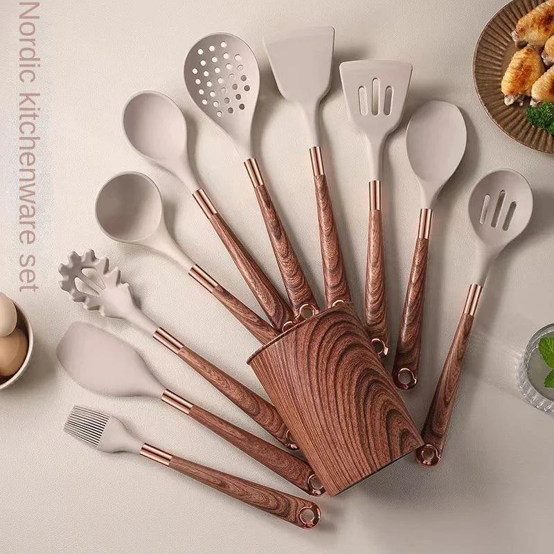 Wood Grain Silicone Kitchenware