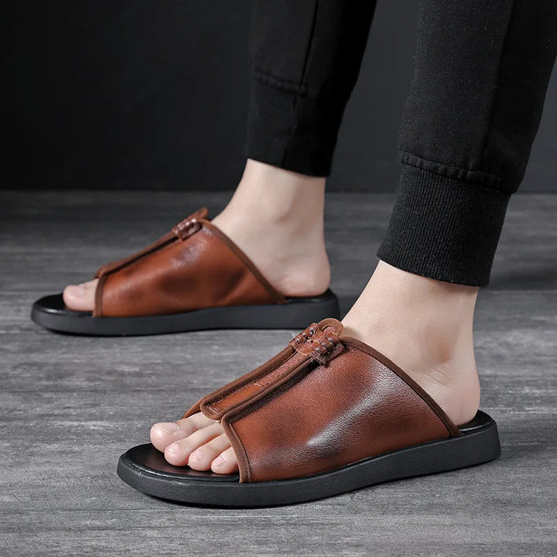 Lerici Leather Slippers