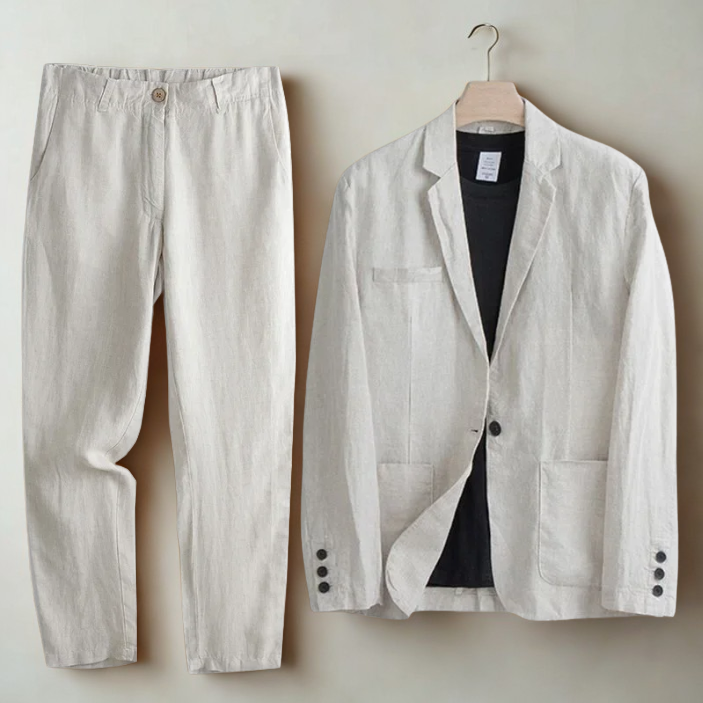 Italian Meadow Linen Suit